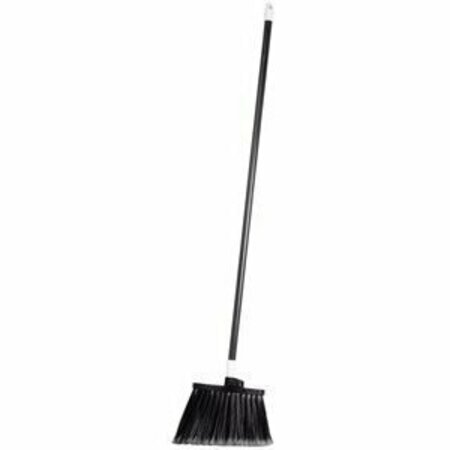 CARLISLE FOODSERVICE Blk Duo-Sweep Angle Broom W/56 in. Hdl-Flagged 4108203